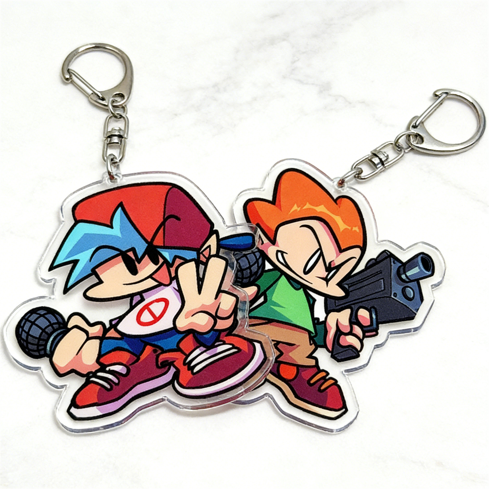 Gaming Accessories Gift For Boyfriend - Cute Anime Game Boyfriend Girlfriend Keychains
