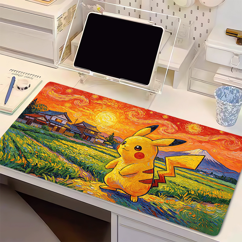 Pc Gaming Essentials Accessories - Hot anime Mouse Pad Cute Pikachu