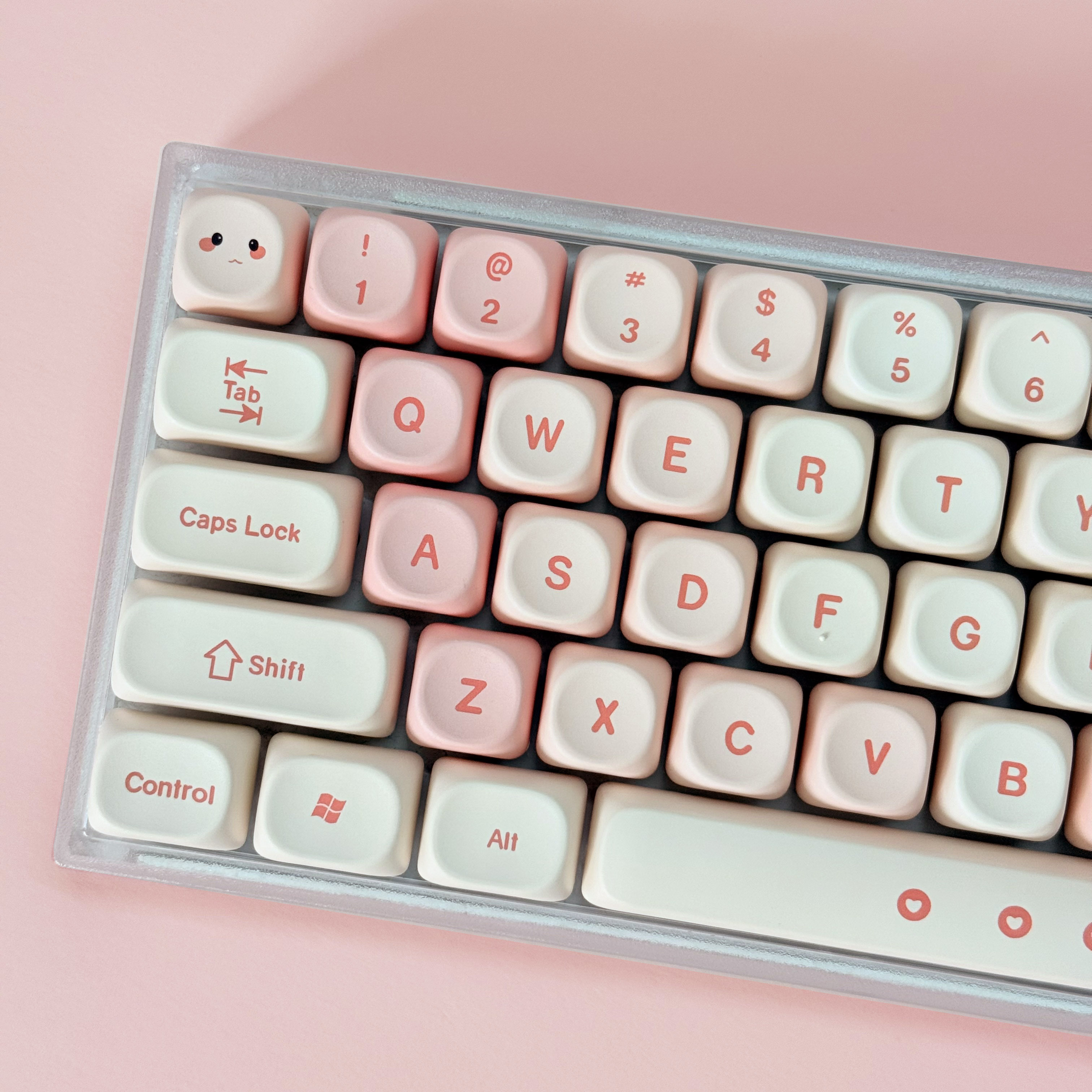 Pink Cherry Cute Style Keycaps - Keyboard Numpad Separate recensie en prijs