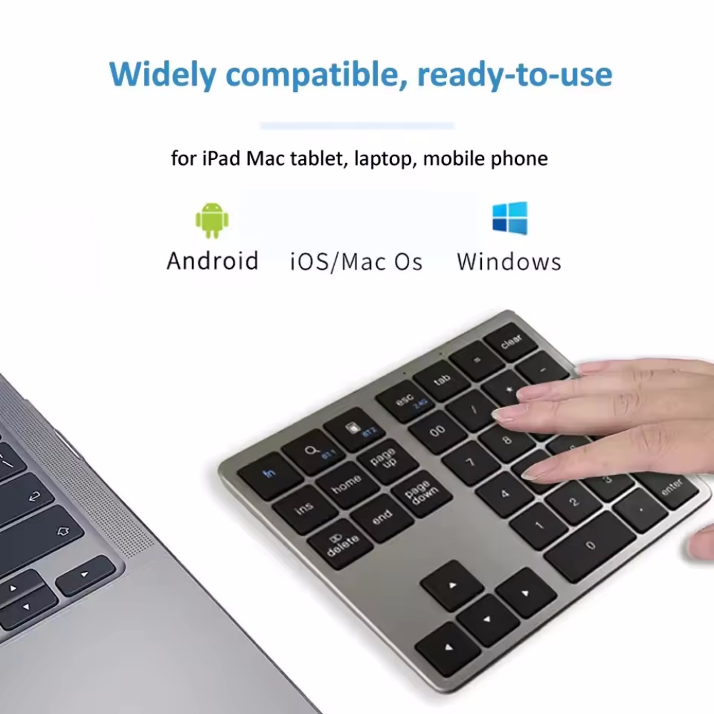 2.4Ghz Wireless + Bluetooth Nu - Keyboard Numpad Separate recensie en prijs