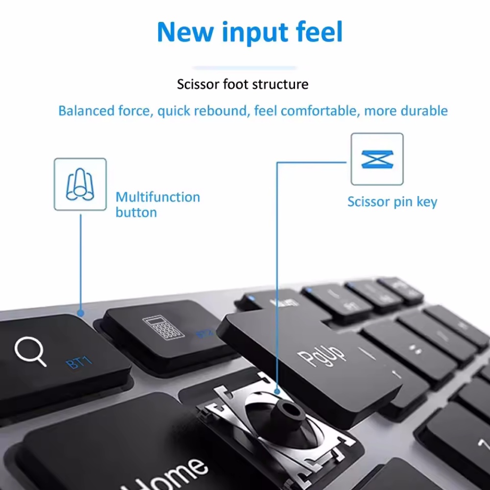 2.4Ghz Wireless + Bluetooth Nu - Keyboard Numpad Separate recensie en prijs