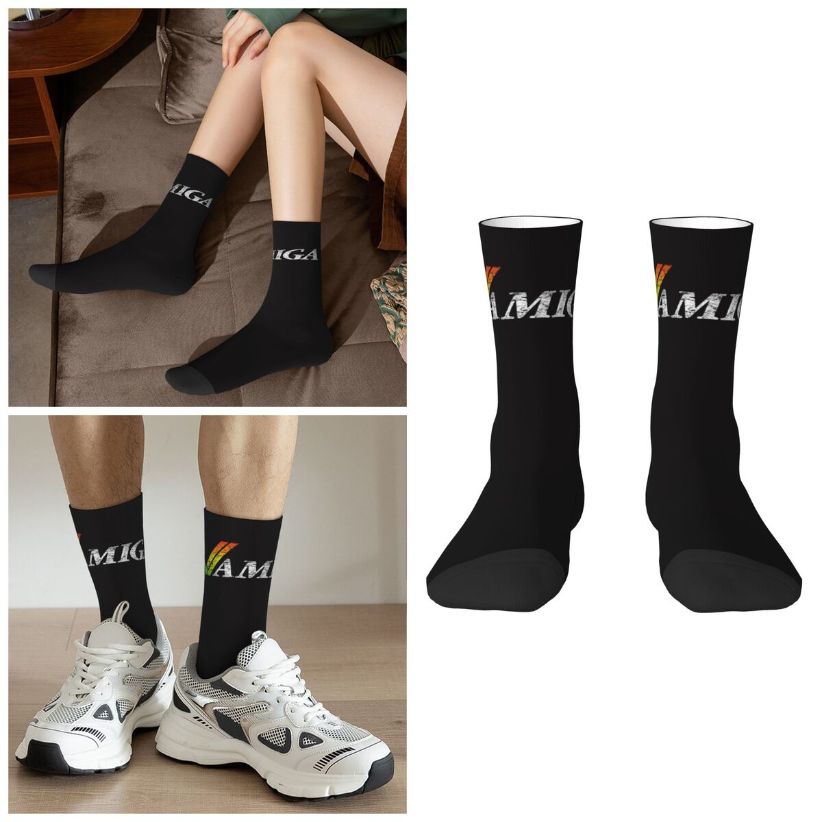 Amiga Gaming Socks Harajuku Sw - Youtube Gaming Accessories recensie en prijs