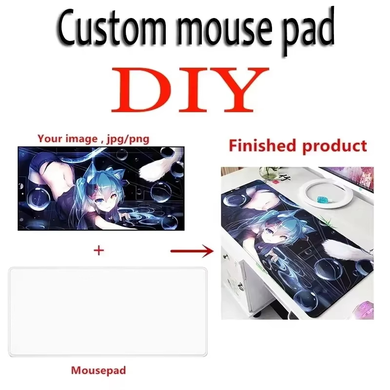 DIY Custom Mouse Pad XXL Anime - Gaming Accessories Keyboards recensie en prijs