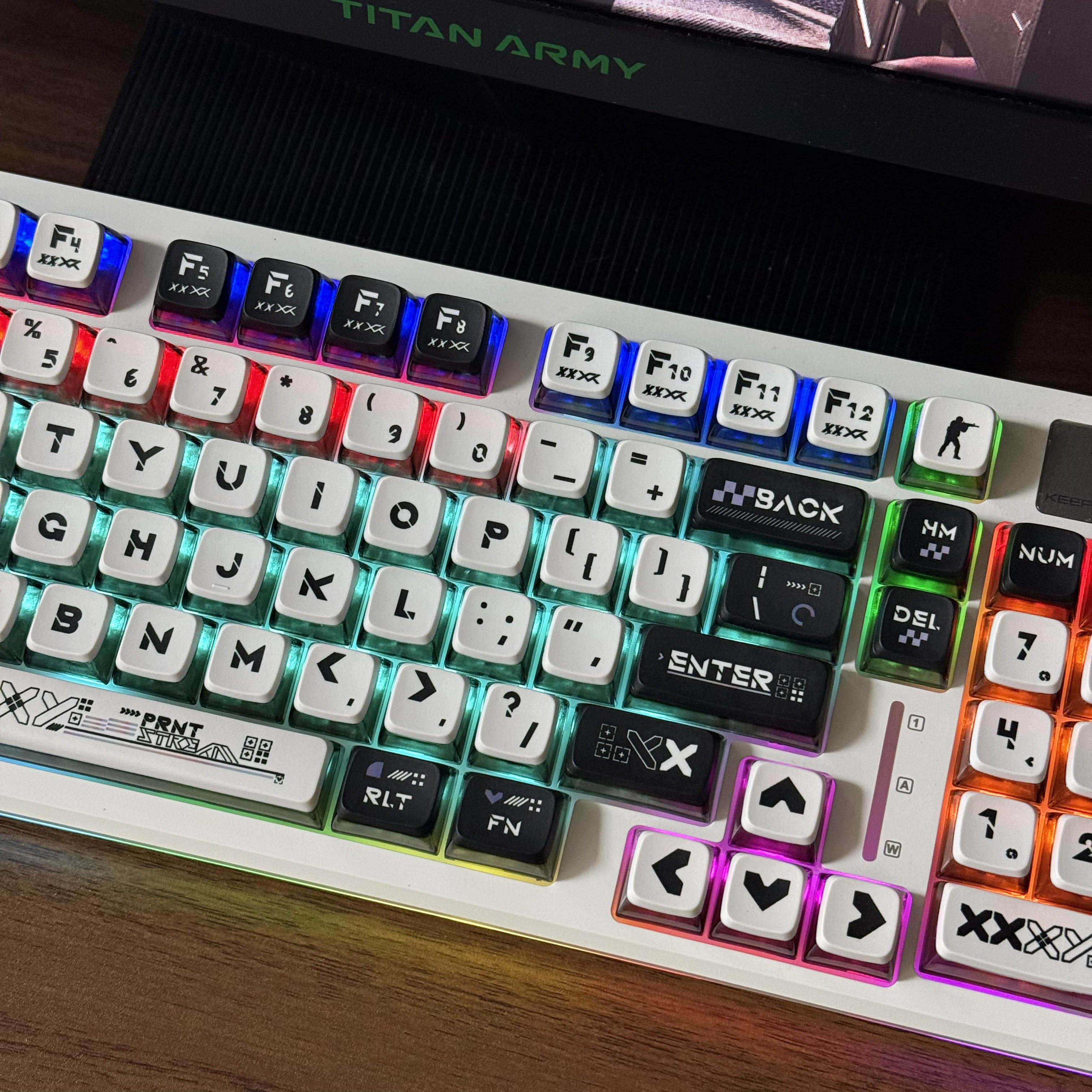 Pudding Keycaps 4-Side Translu - Keyboard Numpad Separate recensie en prijs