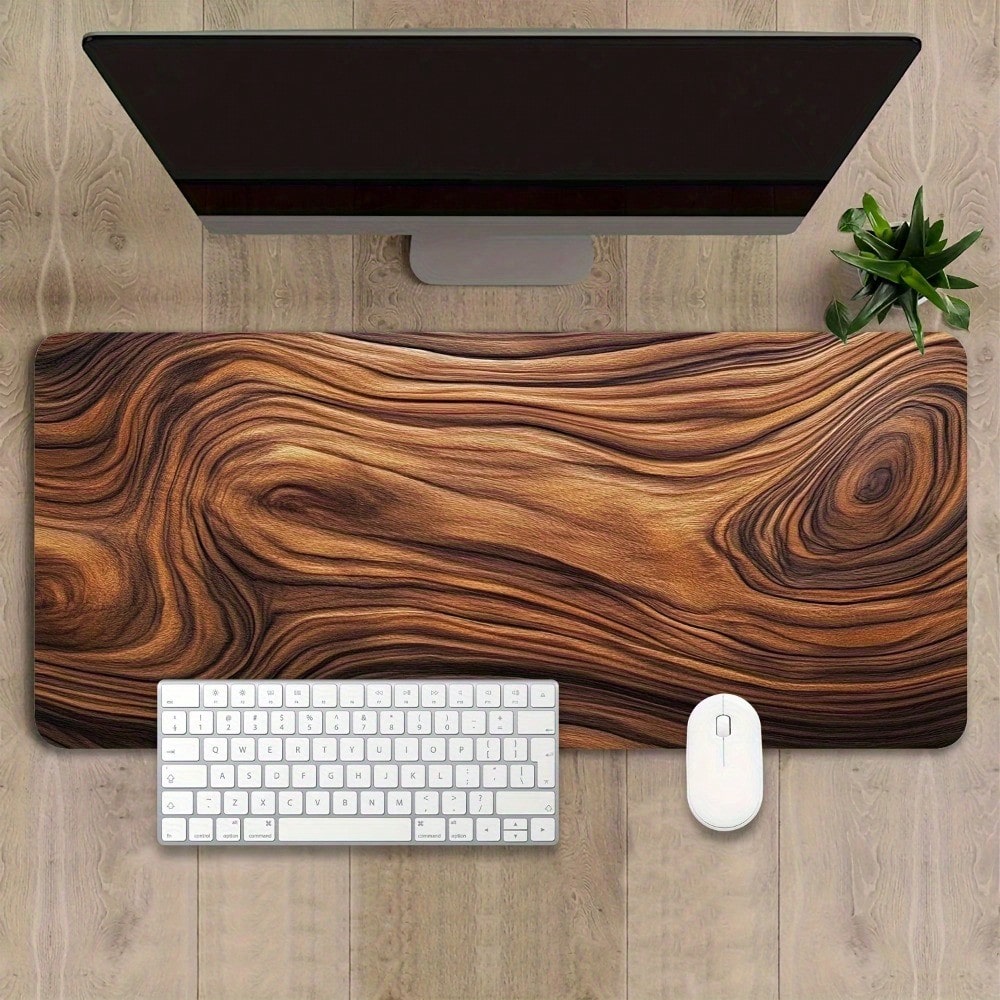 Large Wood Grain Texture Desk  - Gaming Accessories Gift For Boyfriend recensie en prijs