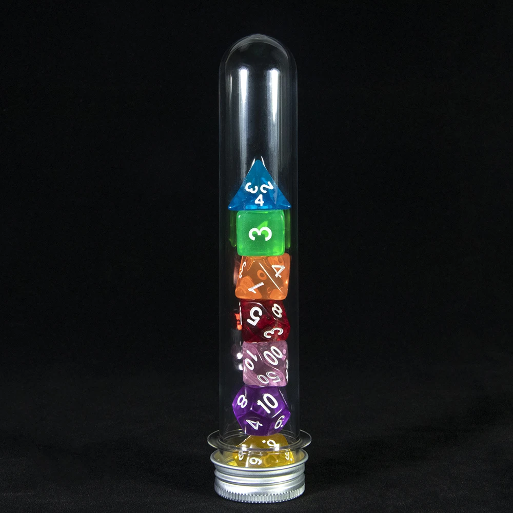 Transparent Polyhedral Dice Se - Youtube Gaming Accessories recensie en prijs