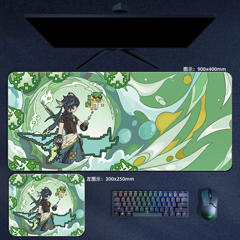 Anime Genshin Impact Mouse Pad - Gaming Accessories Keyboards recensie en prijs