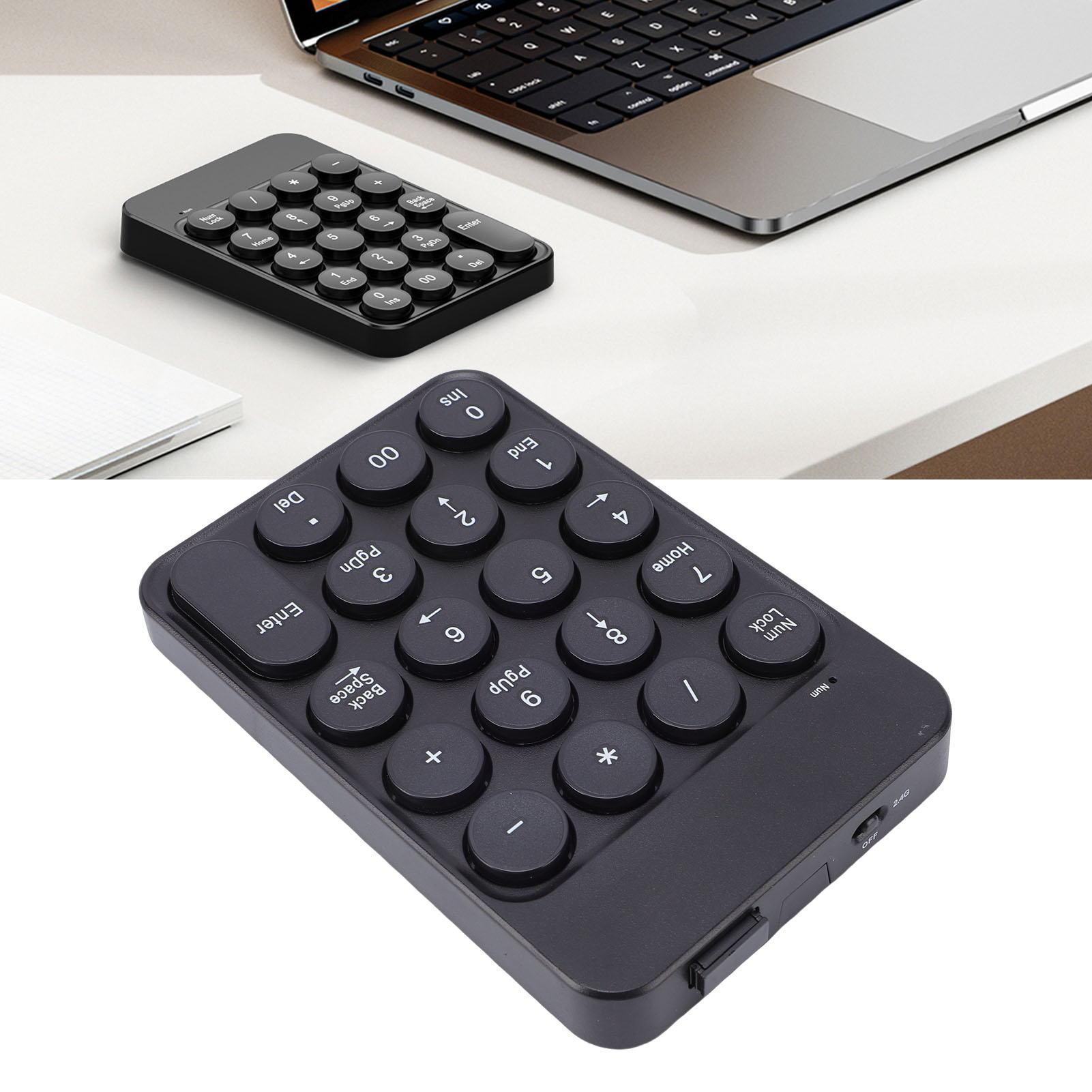 Mini Numeric Keypad with Round - Keyboard Numpad Separate recensie en prijs