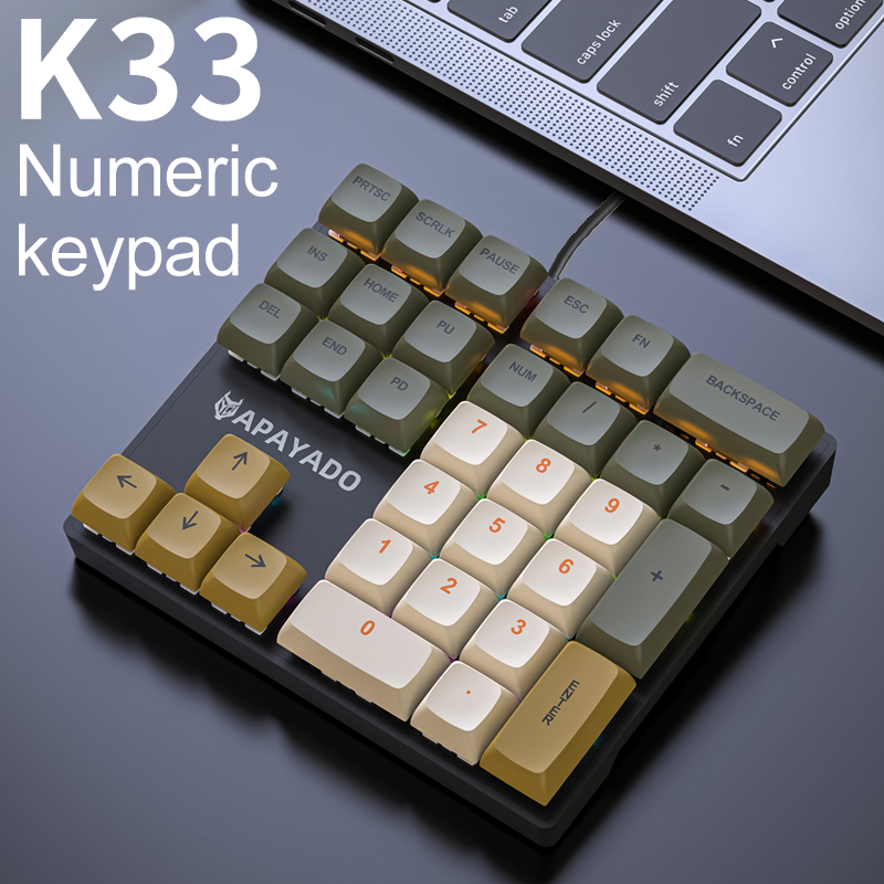 APAYADO Compact Mechanical Num - Keyboard Numpad Separate recensie en prijs