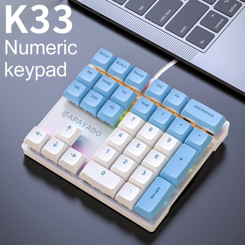 APAYADO Compact Mechanical Num - Keyboard Numpad Separate recensie en prijs