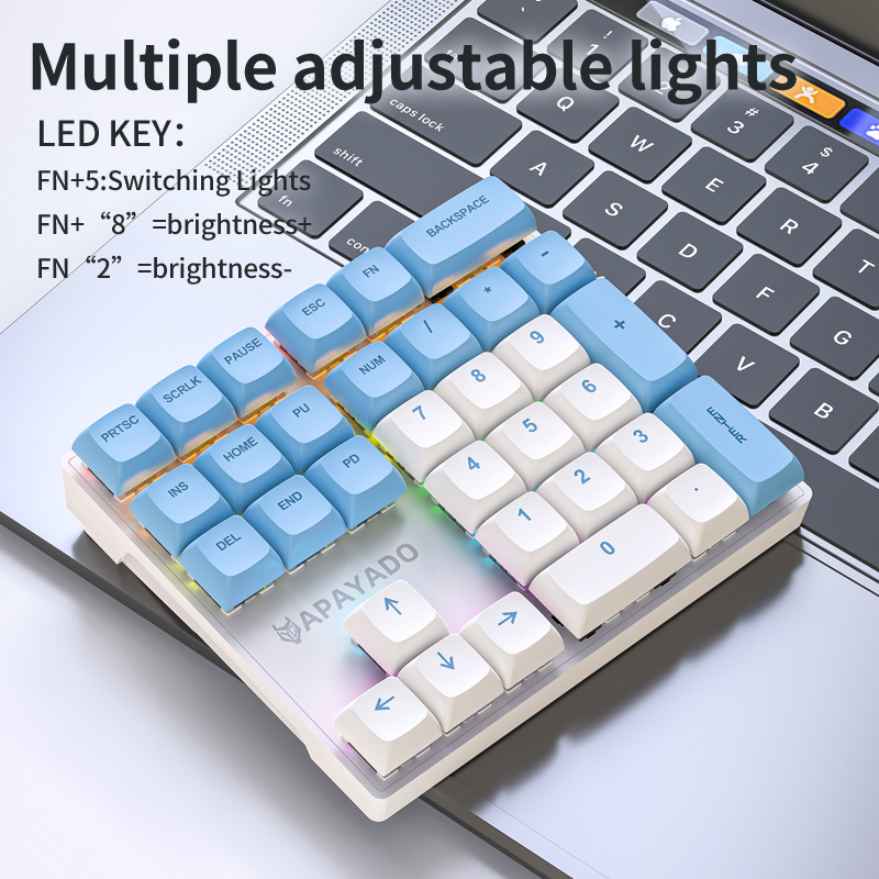 APAYADO Compact Mechanical Num - Keyboard Numpad Separate recensie en prijs