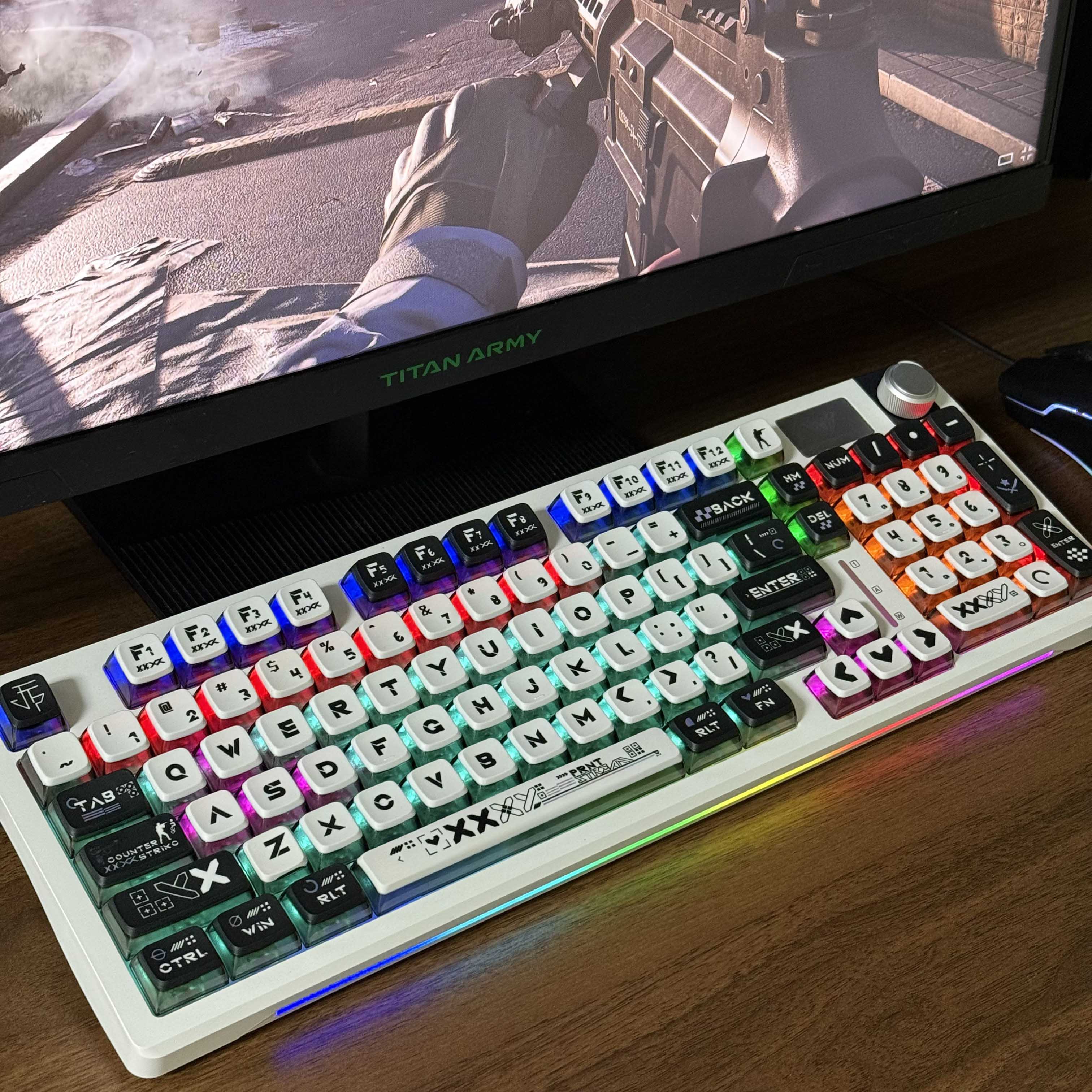 Pudding Keycaps 4-Side Translu - Keyboard Numpad Separate recensie en prijs