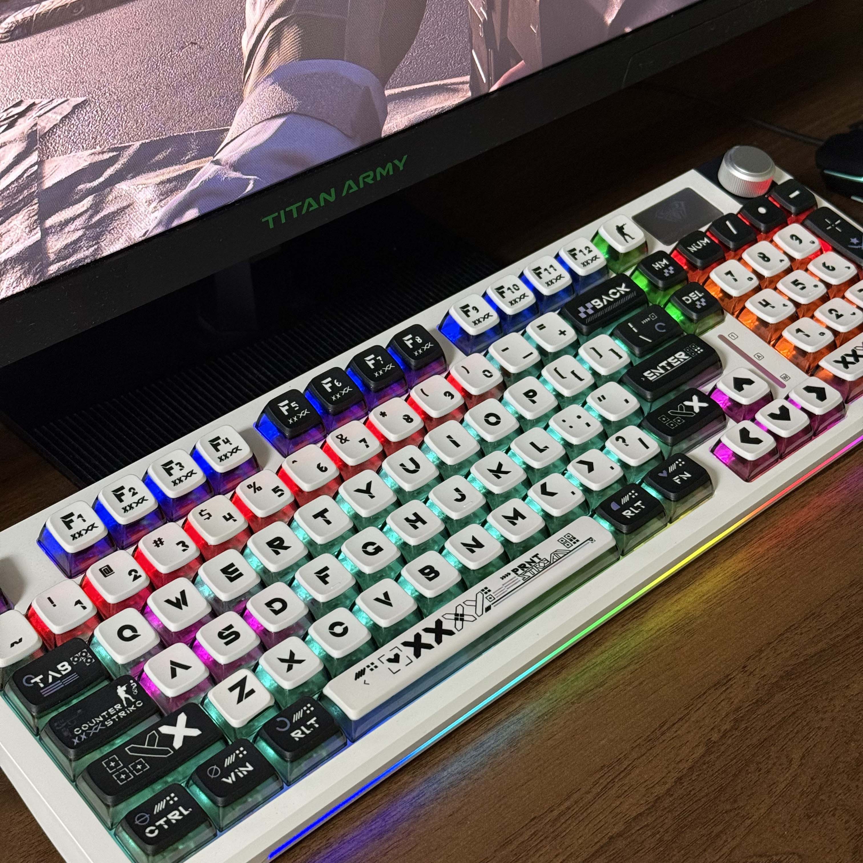 Pudding Keycaps 4-Side Translu - Keyboard Numpad Separate recensie en prijs