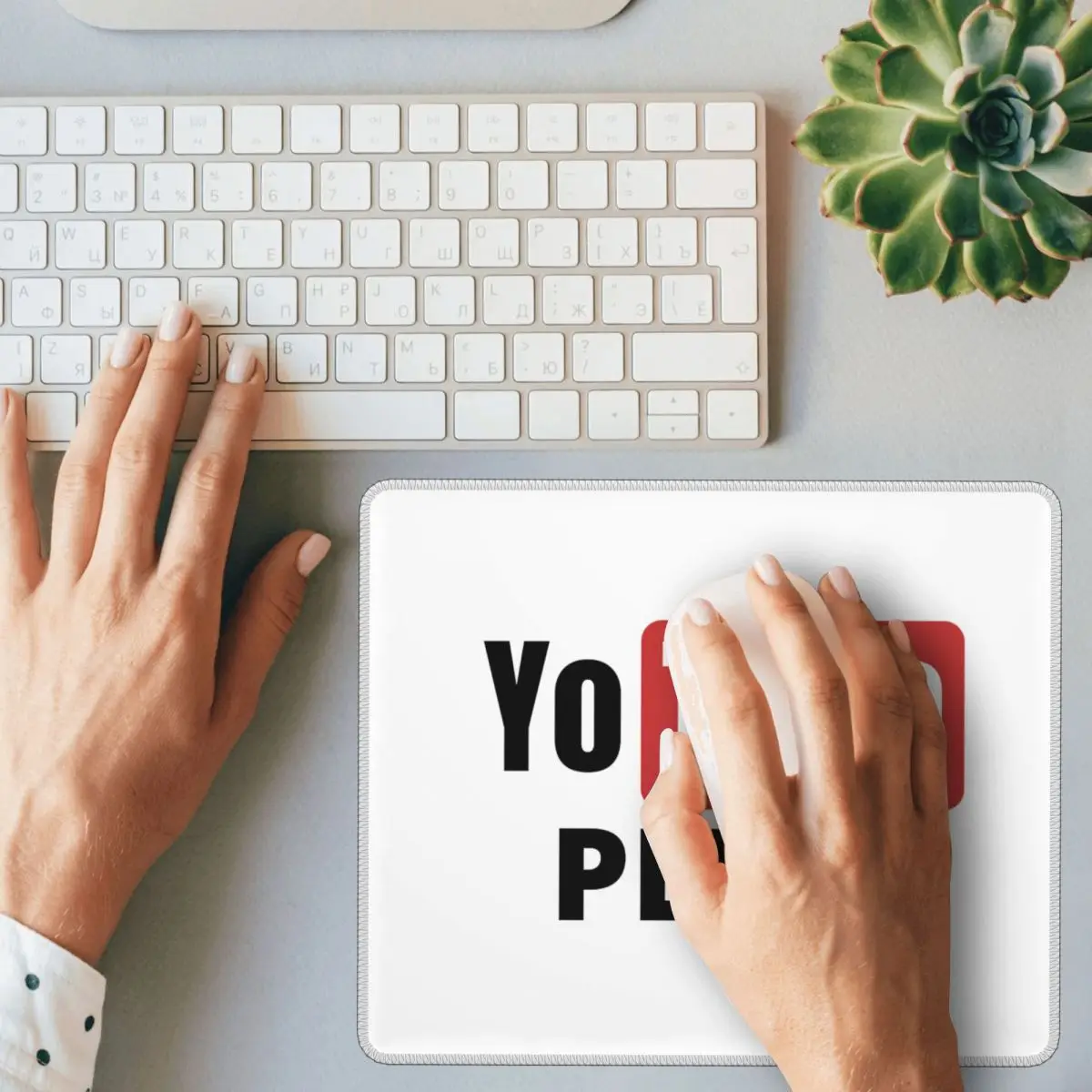 Yo Tube Pelo Mouse Pad Compute - Youtube Gaming Accessories recensie en prijs