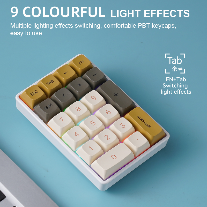 FREEWOLF K21 Wireless Mechanic - Keyboard Numpad Separate recensie en prijs