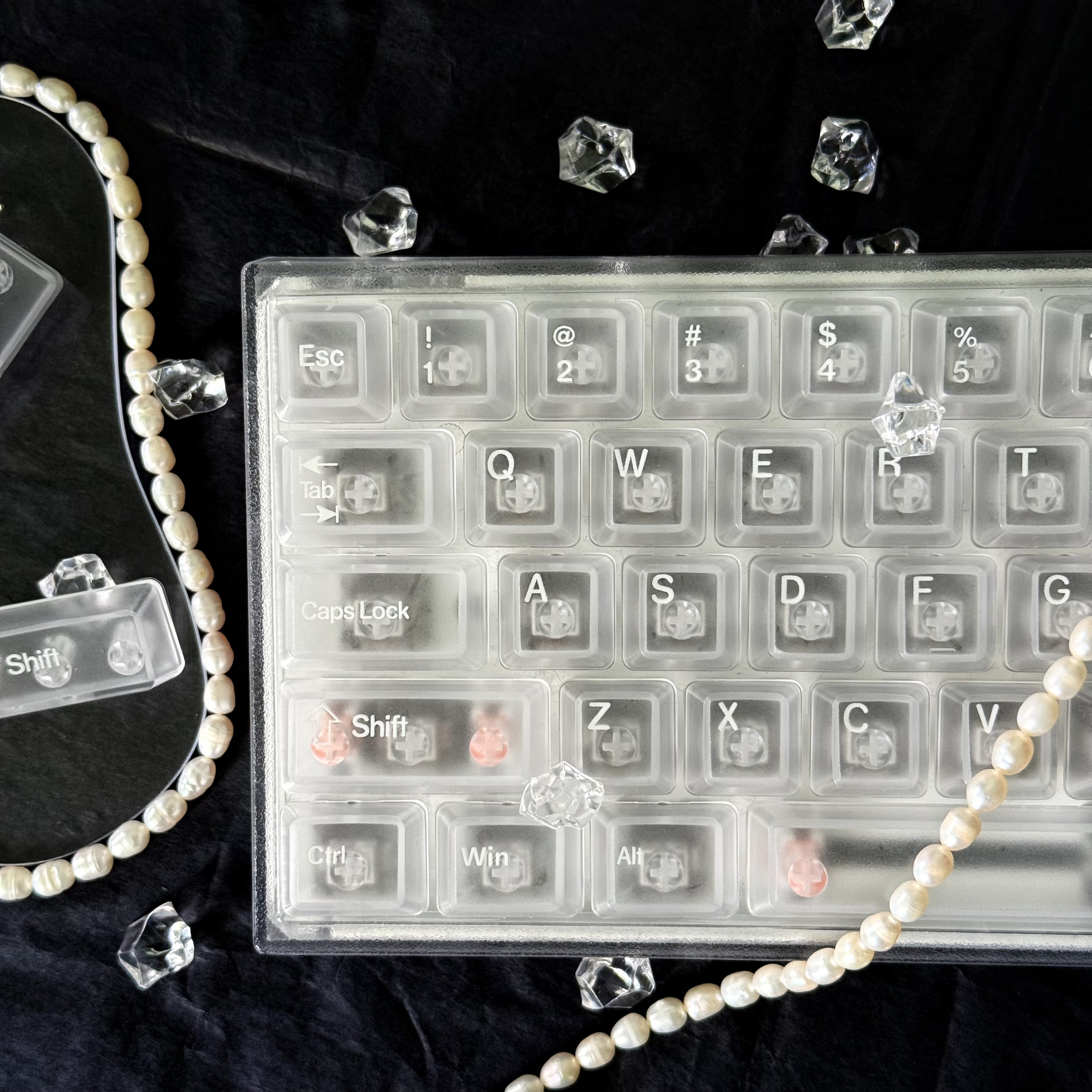 Clear Transparent & Frosted Tr - Keyboard Numpad Separate recensie en prijs