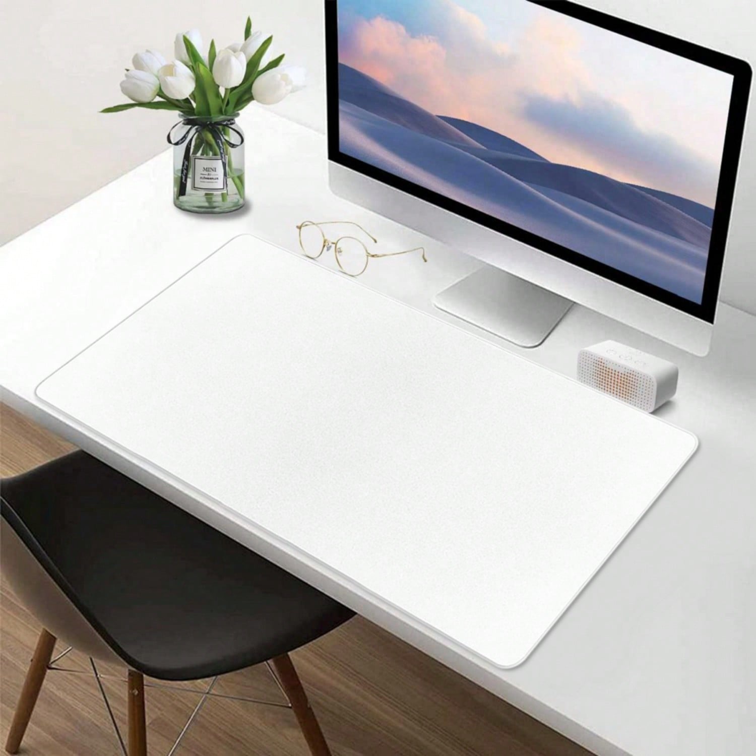 Brown Floral Mouse Pad, Large  - Gaming Accessories Gift For Boyfriend recensie en prijs