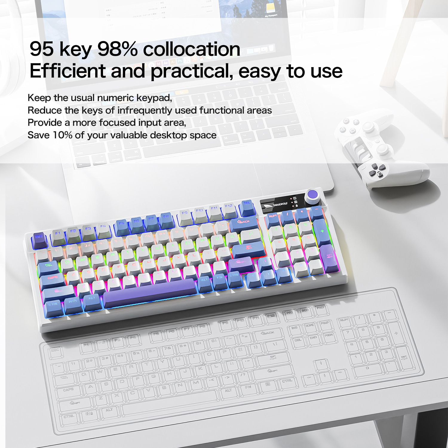 Spanish Mechanical Keyboard Sp - Keyboard Numpad Separate recensie en prijs